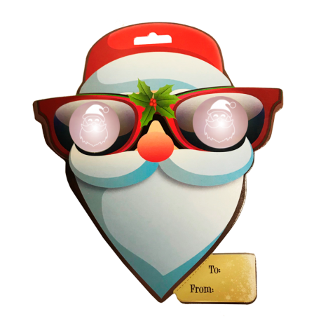 EyePop Ornaments/Gift Tags - Santa