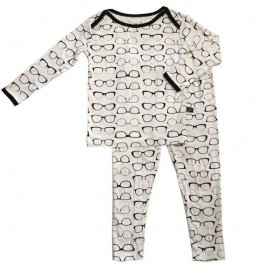 Black & White Two-Piece Pajama Set