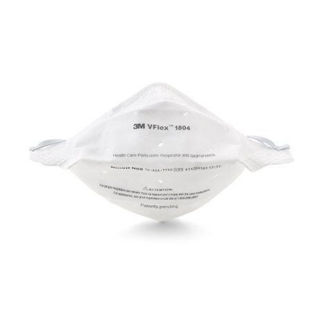 3M™️ N95 VFlex™️ Healthcare 1804 Particulate Respirator and Surgical Mask