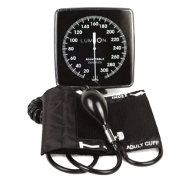 McKesson Lumeon® Wall Mounted Blood Pressure Unit with Adult Cuff & Clock
