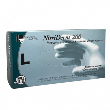 NitriDerm® 200 Nitrile Synthetic Powder-Free Exam Gloves