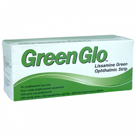 GreenGlo™️ (Lissamine Green) Strips 1.5 mg