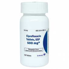 Ciprofloxacin 500 mg - 100 Tabs - Exp. 4/23