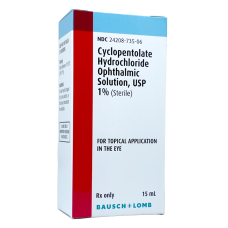 Cyclopentolate 1% 15 mL - B&L