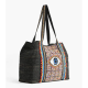 Beaded Confetti Tote with Blue Eye