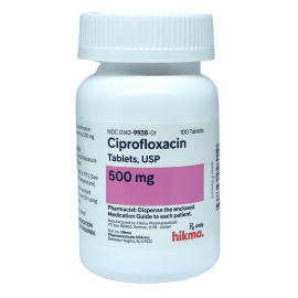 Ciprofloxacin 500 mg - 100 Tabs