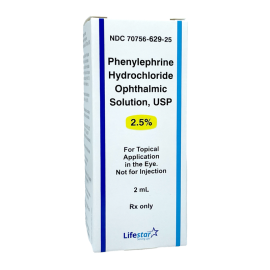 Phenylephrine 2.5% 2 mL