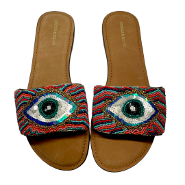 Beaded Eye Sandals