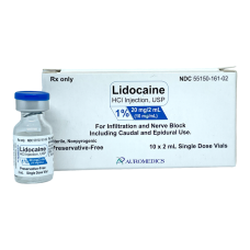 Lidocaine HCl 1% Injection SDV 2 mL x 10