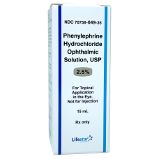 Phenylephrine 2.5% 15 mL