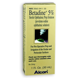 Betadine® 5% Sterile Ophthalmic Prep Solution