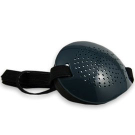 Blue Eyeshield with Adjustable Band, Foam & Pinholes