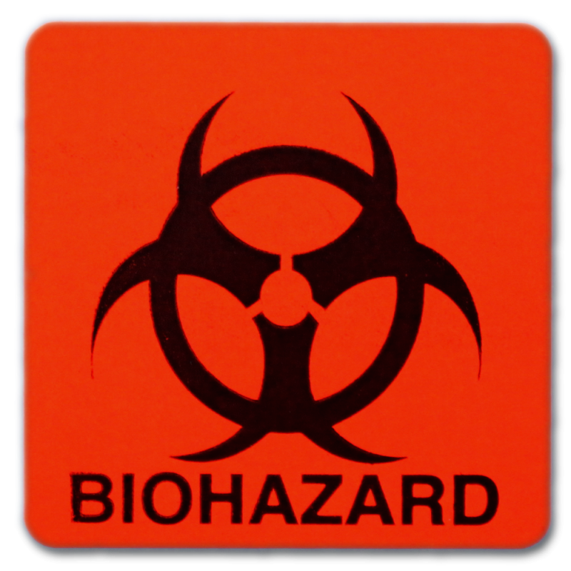 Printable Biohazard Label Template Printable