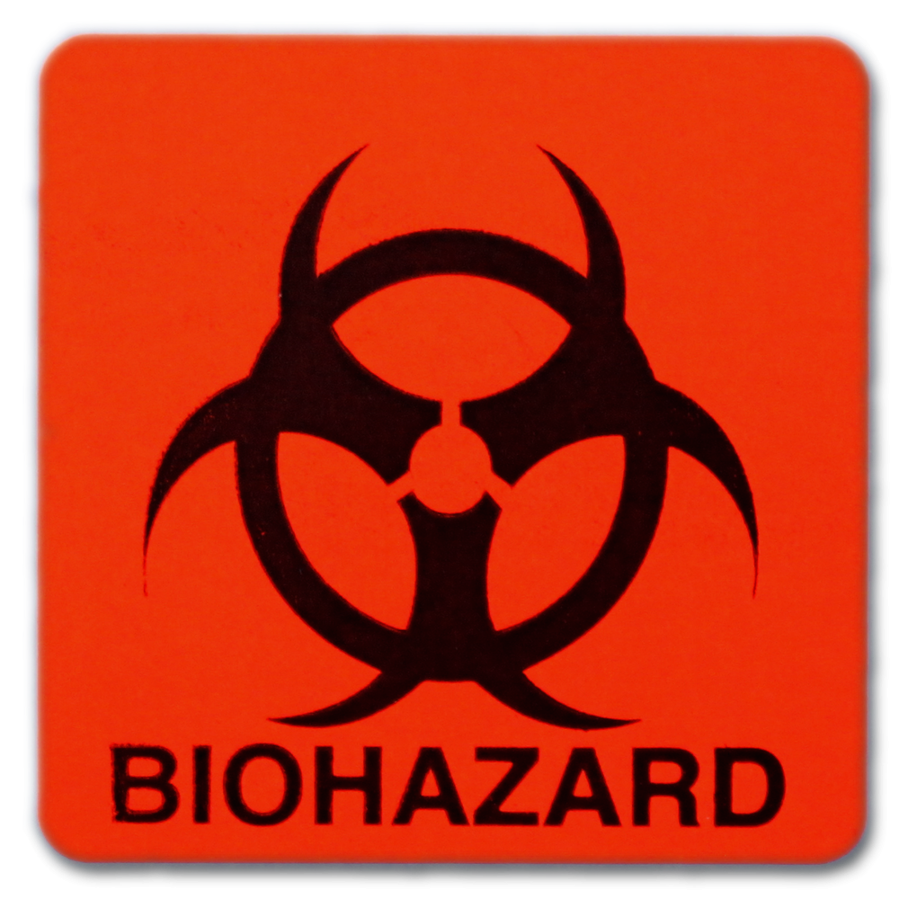 Sharps Container Printable Labels : Biohazardous Waste Pennehrs - White ...